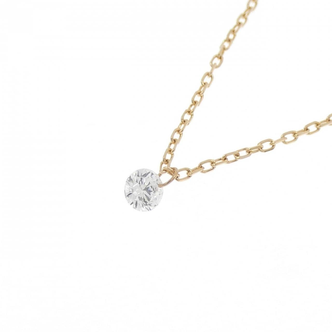 K18YG ダイヤモンド ネックレス 0.10CT
