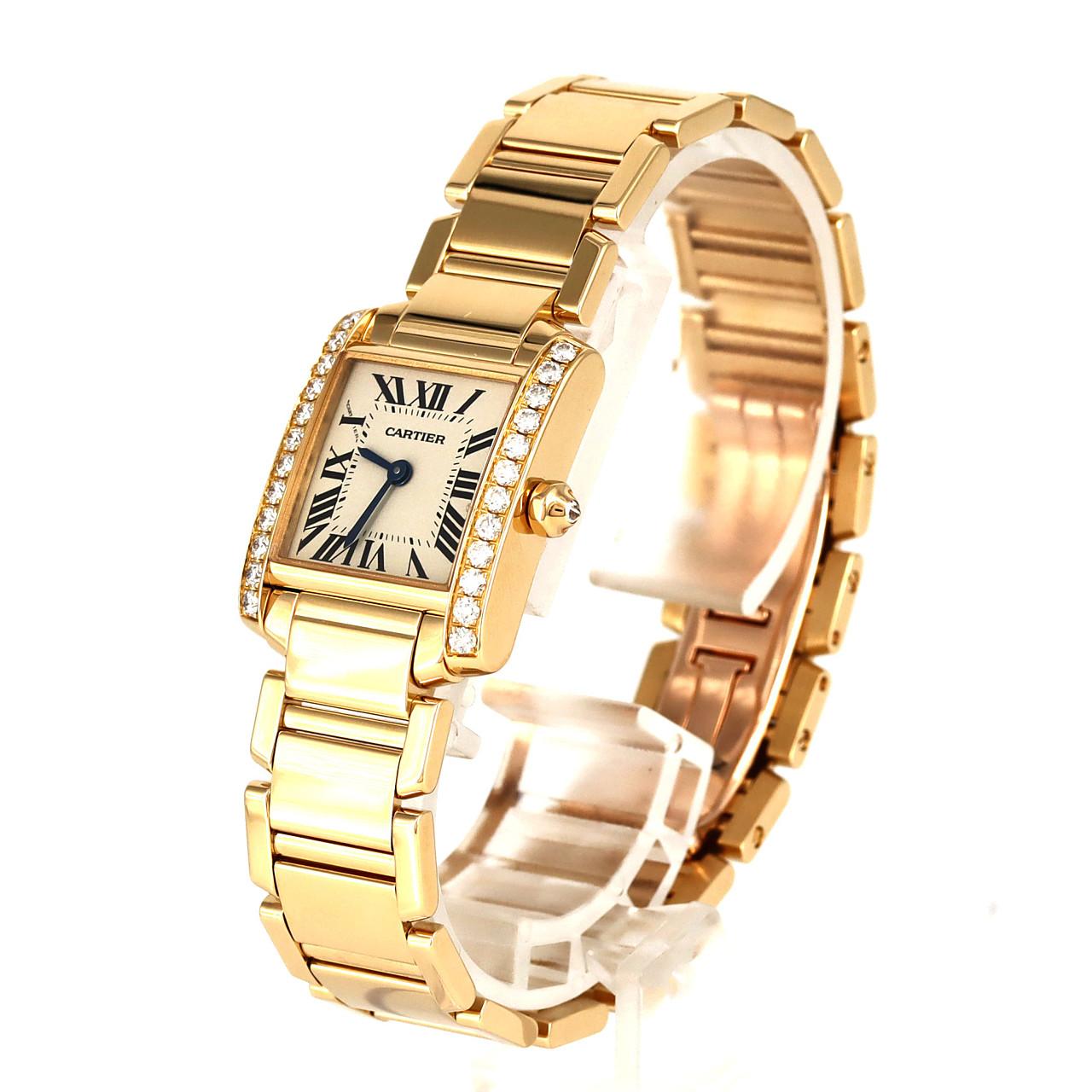 Cartier Tank Francaise SM YG/D WJTA0024 YG Quartz