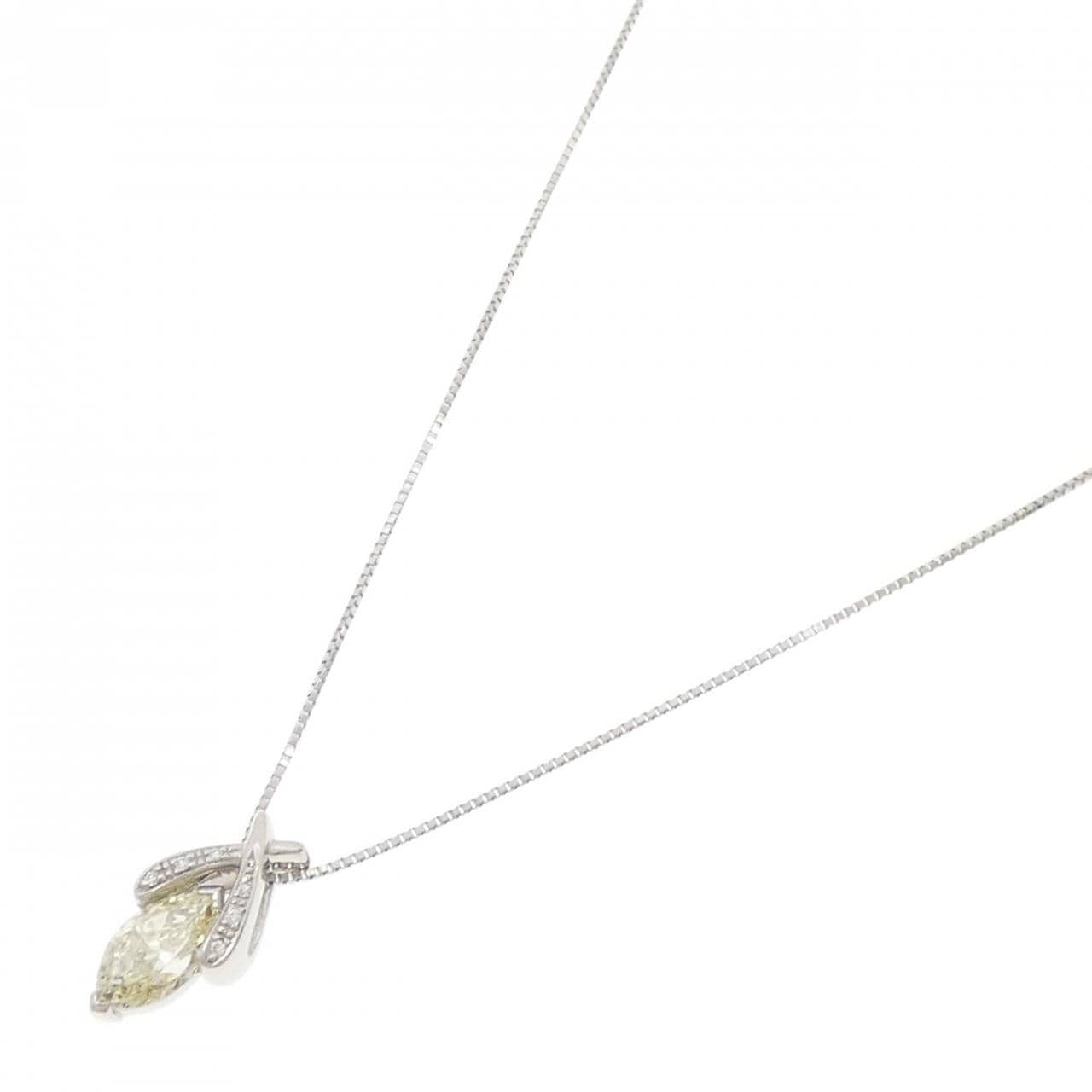 PT900/PT850 ダイヤモンド ネックレス 1.034CT