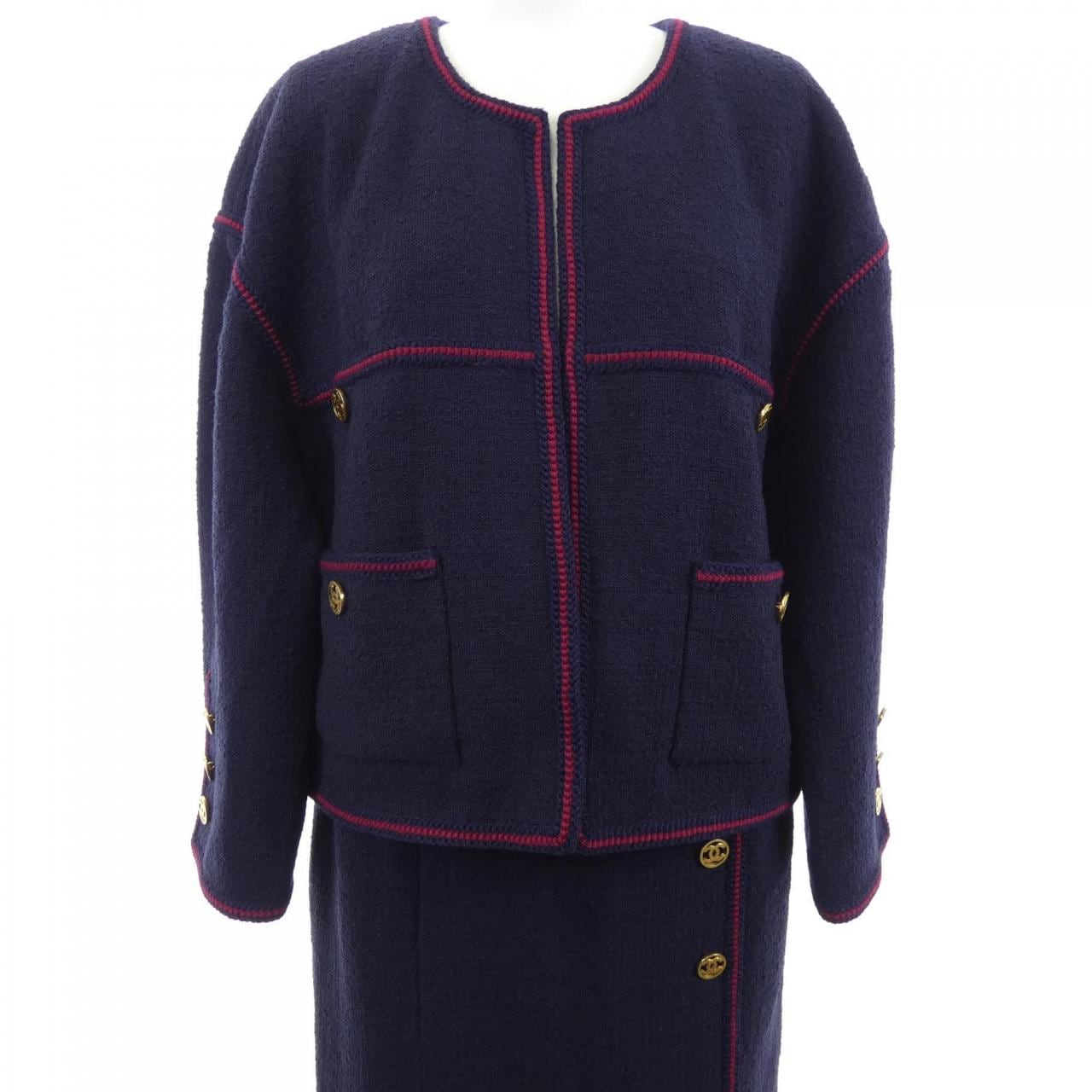 【ヴィンテージ】シャネル CHANEL 20955 スーツ