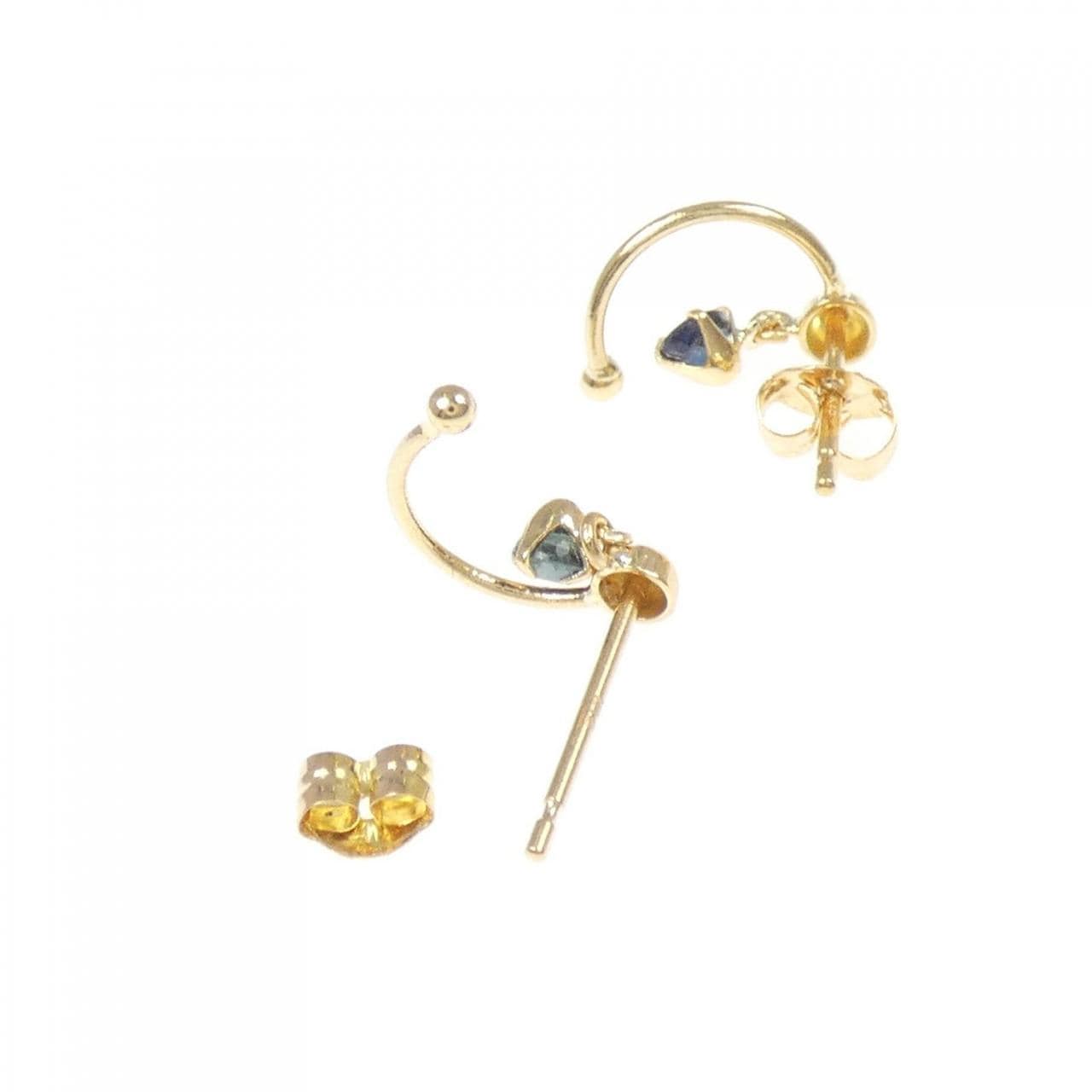 K18YG サファイヤ ピアス