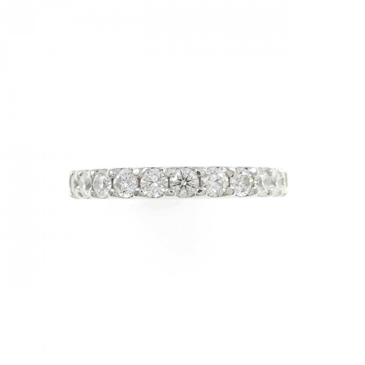 PT950 ハーフエタニティ ダイヤモンド リング 0.385CT