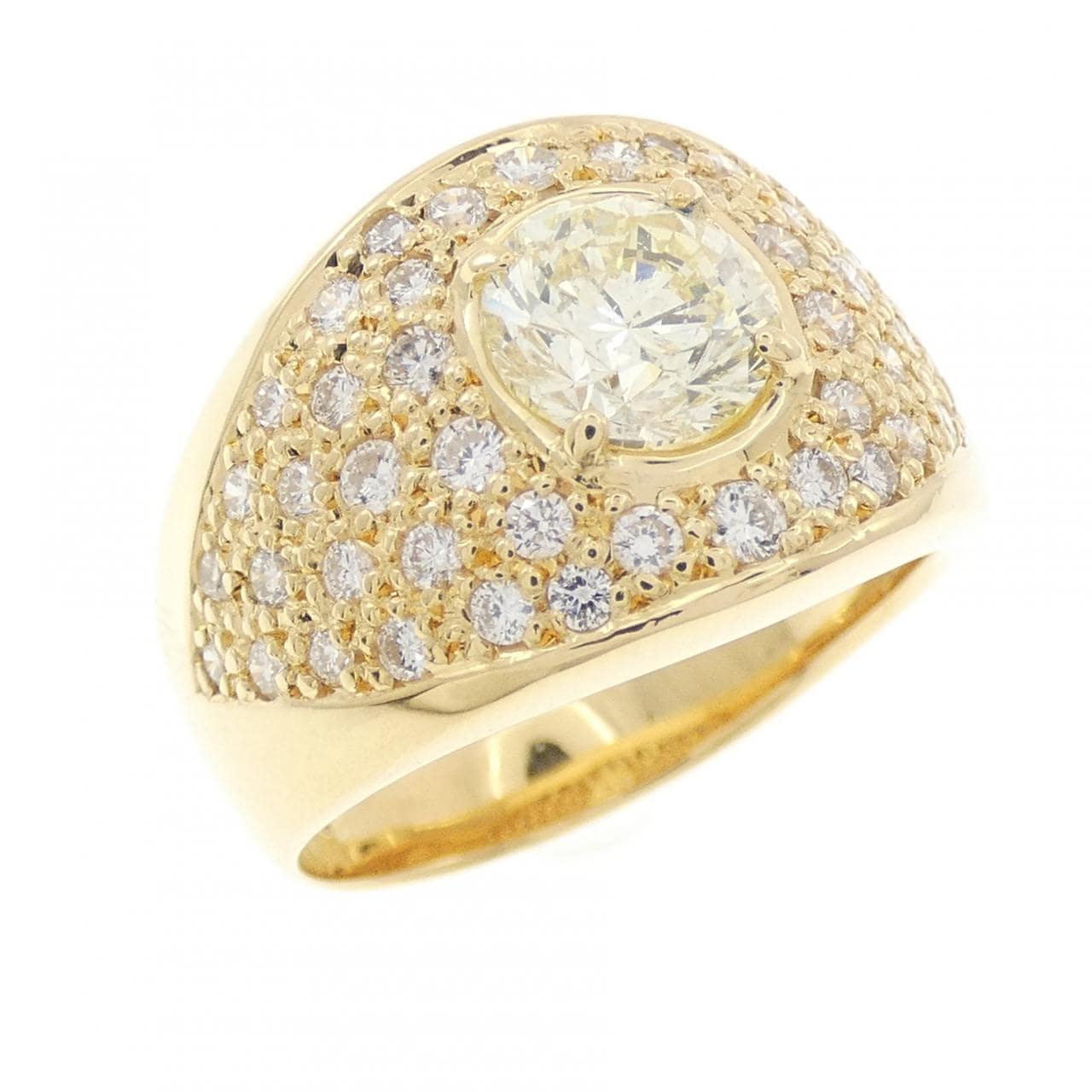 K18YG ダイヤモンド リング 1.172CT