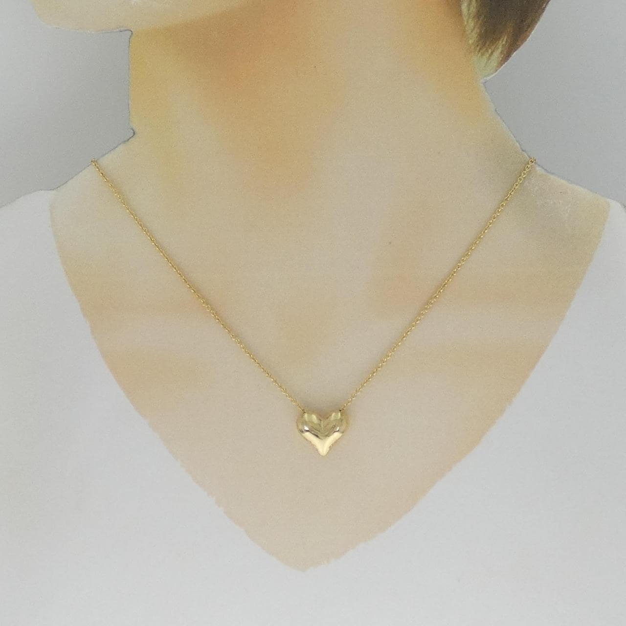 TIFFANY pinched heart necklace