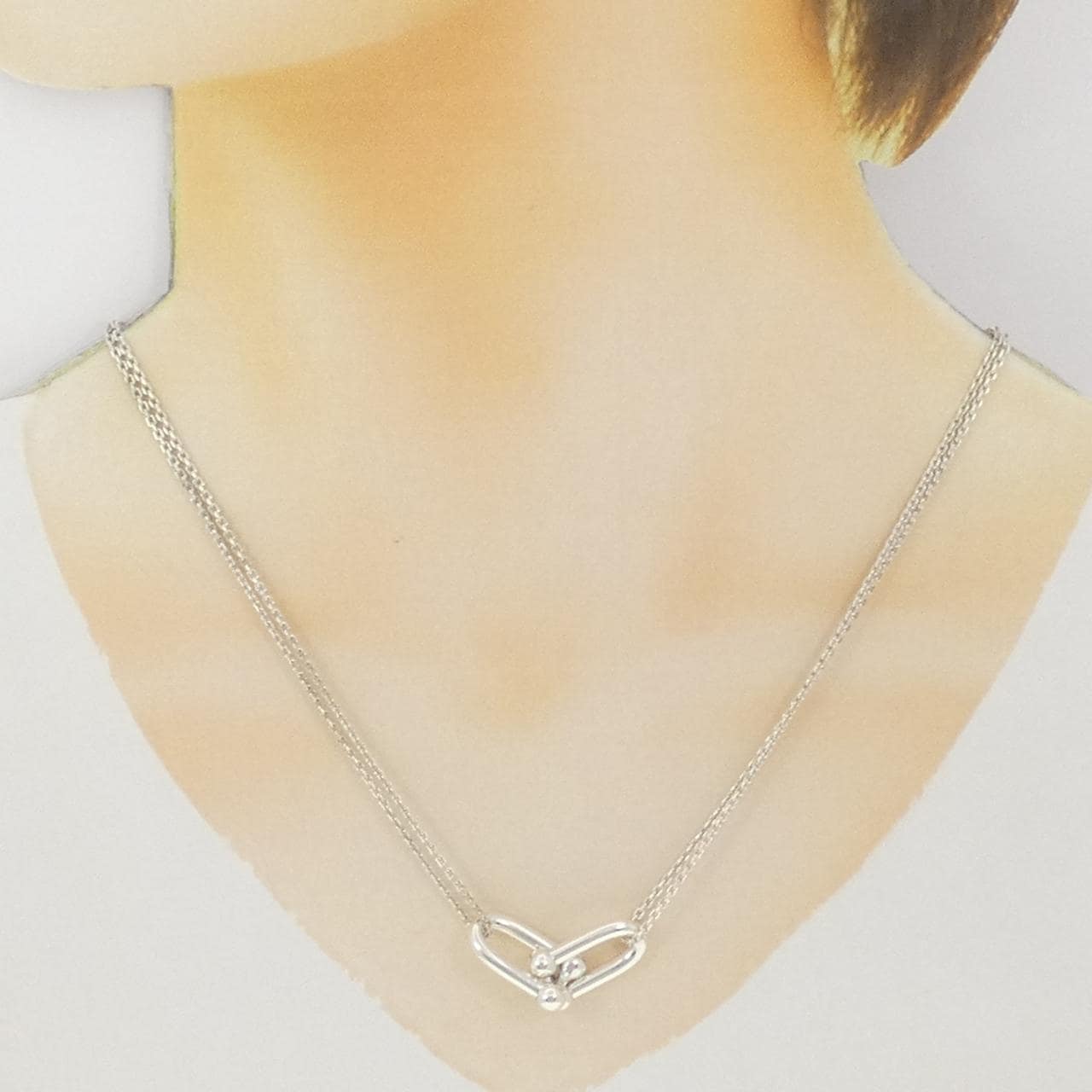 ティファニー ハードウェア ラージ ダブル リンク ネックレス