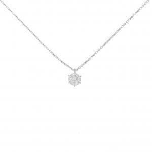【リメイク】PT900/PT850 ソリティア ダイヤモンド ネックレス 0.382CT D SI1 3EXT