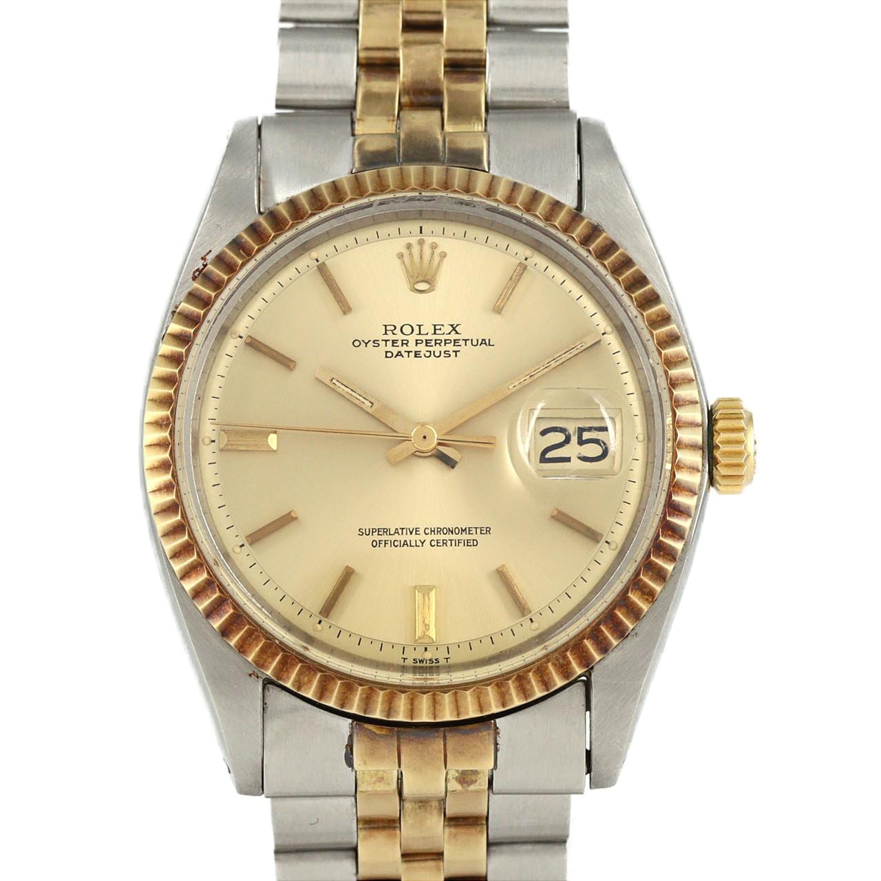 ロレックス デイトジャスト 1601 SSxYG 自動巻 2番台