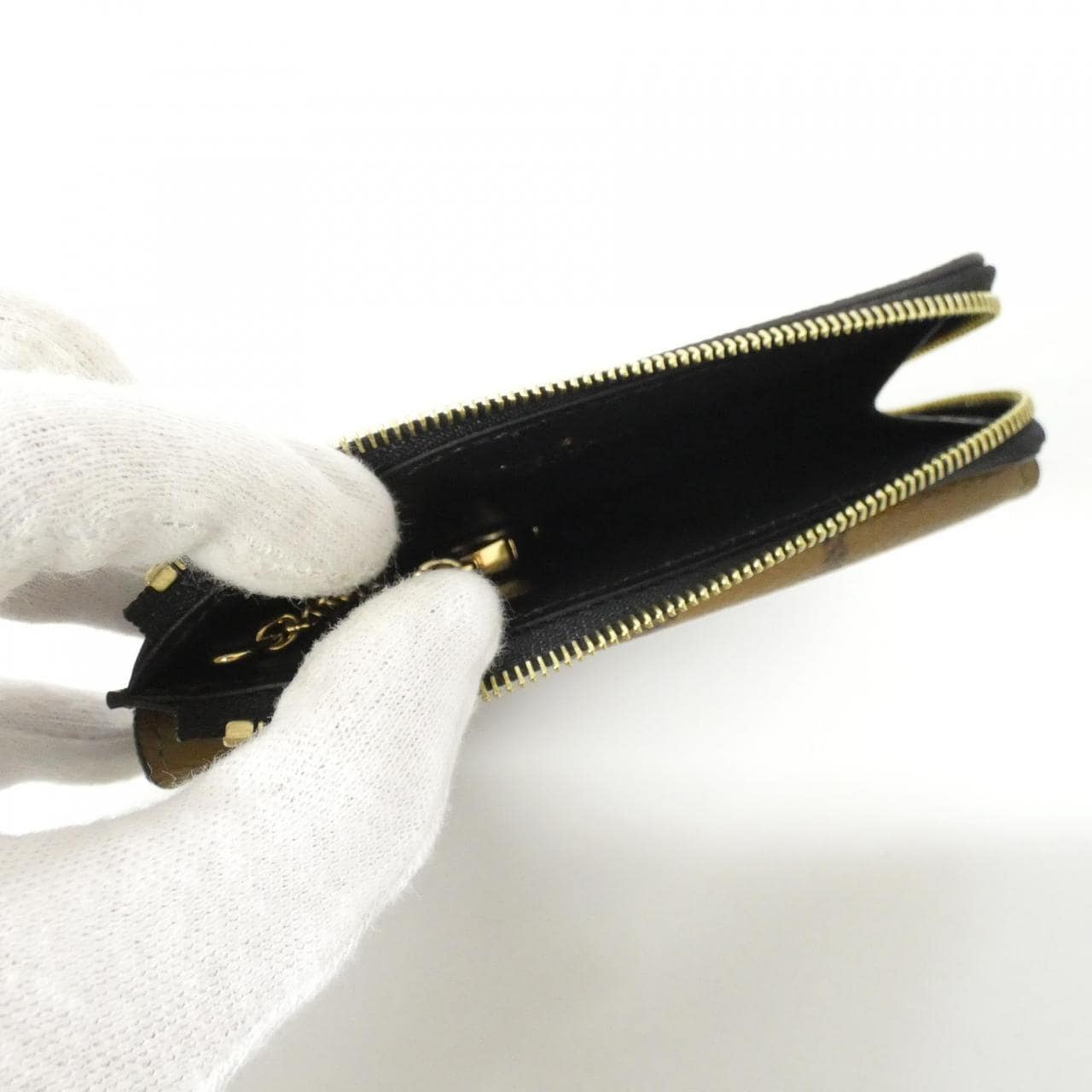 ルイヴィトン モノグラム リバース ポルト カルト レクト ヴェルソ M81303 コイン＆カードケース