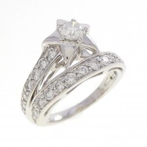 PT900 スター ダイヤモンド リング 0.312CT