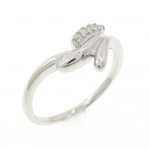 K18WG ダイヤモンド リング 0.05CT