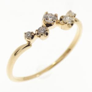 K18YG ダイヤモンド リング