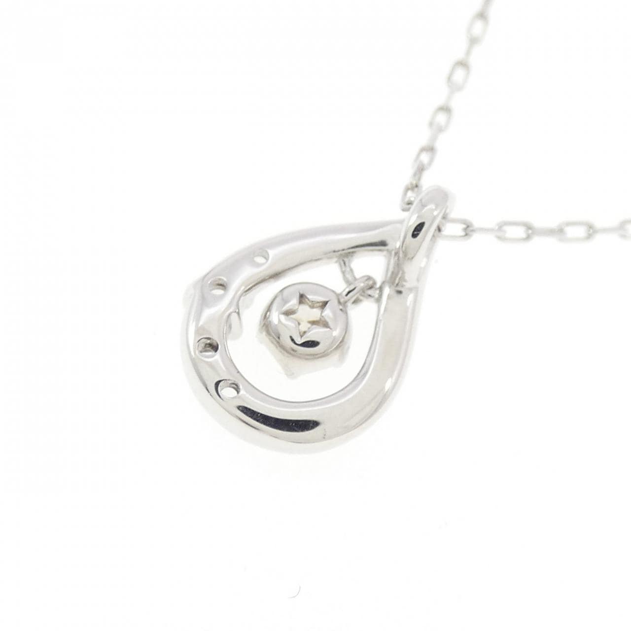 4゜C ホワイトトパーズ ネックレス