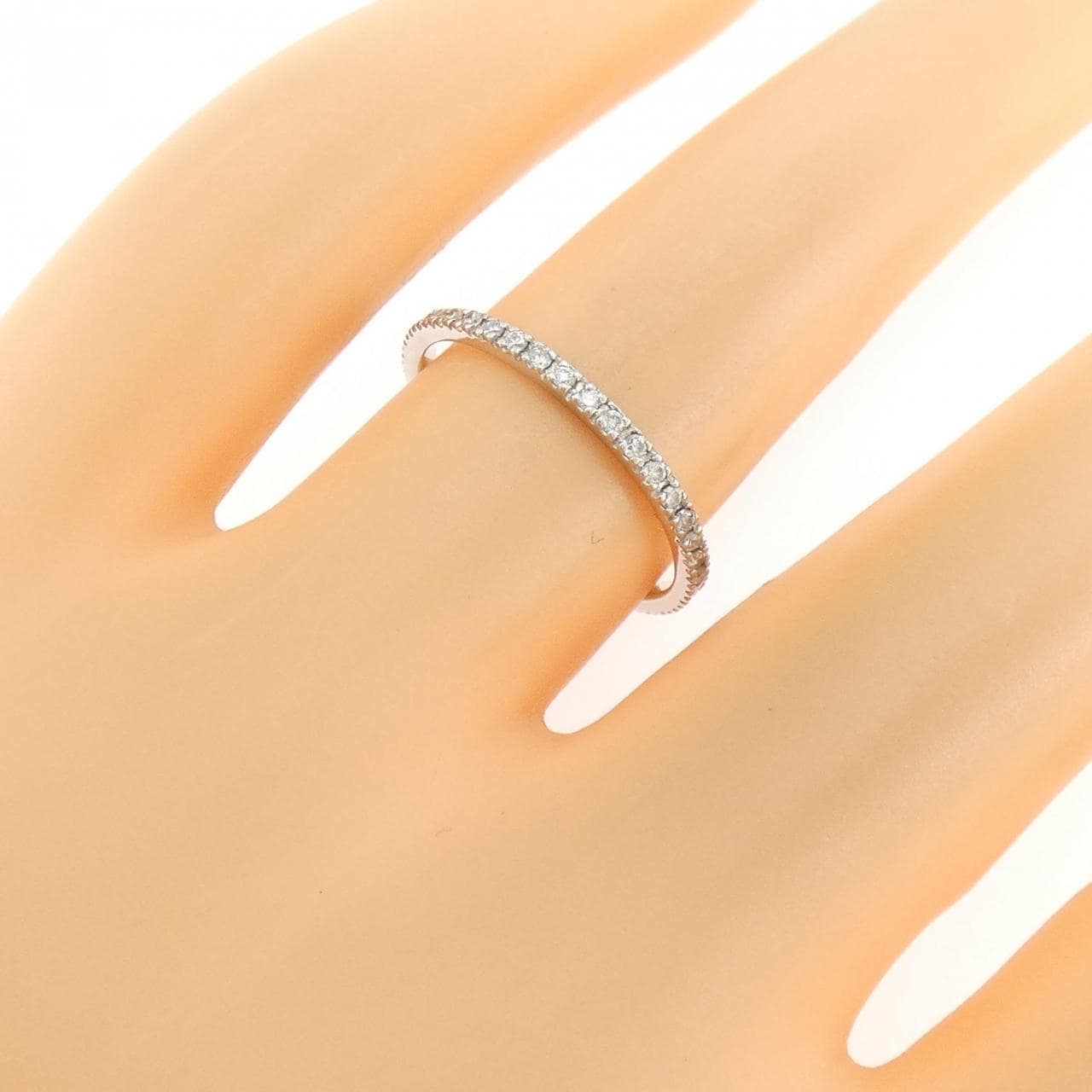 PT900 フルエタニティ ダイヤモンド リング 0.25CT