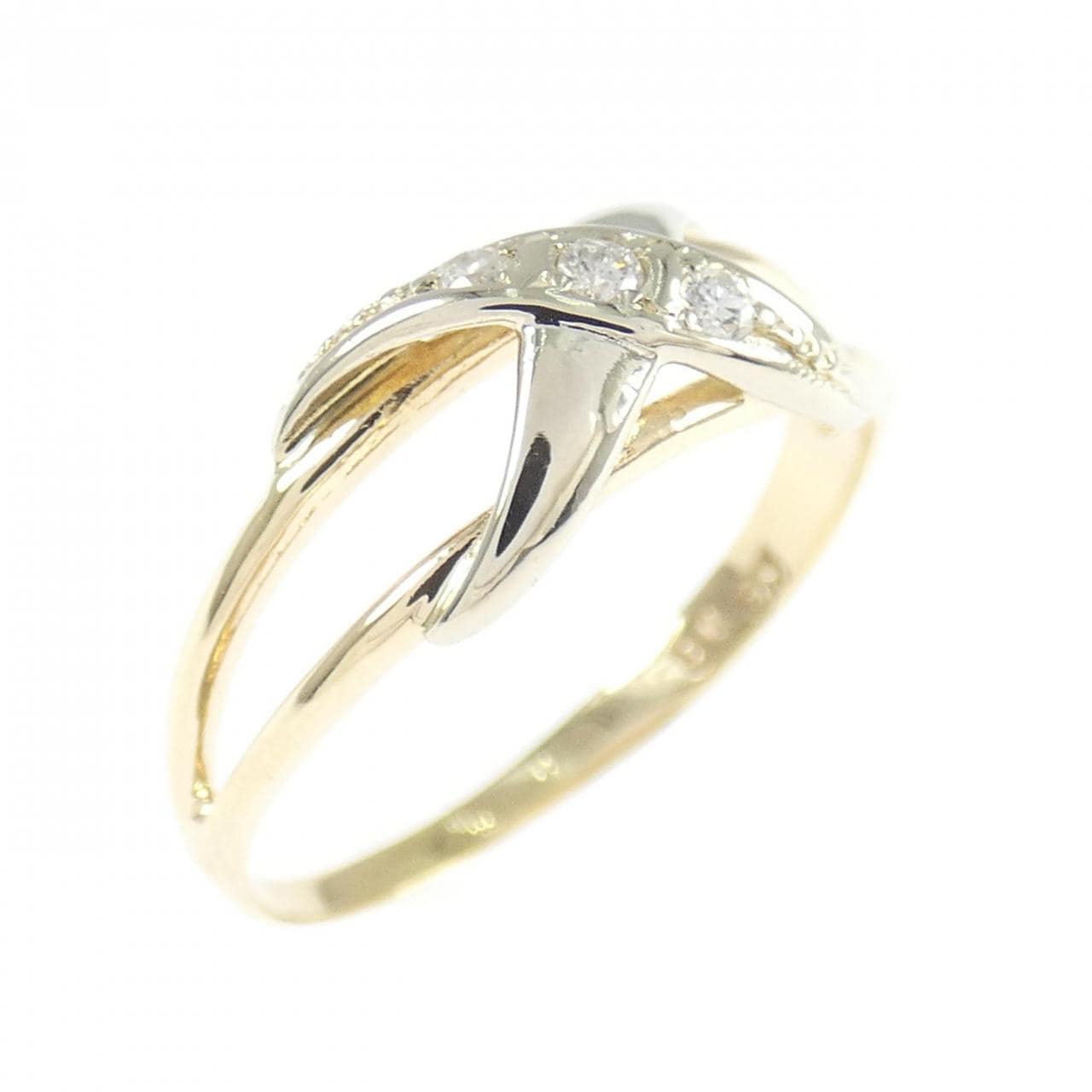 K10YG/K10WG Diamond ring