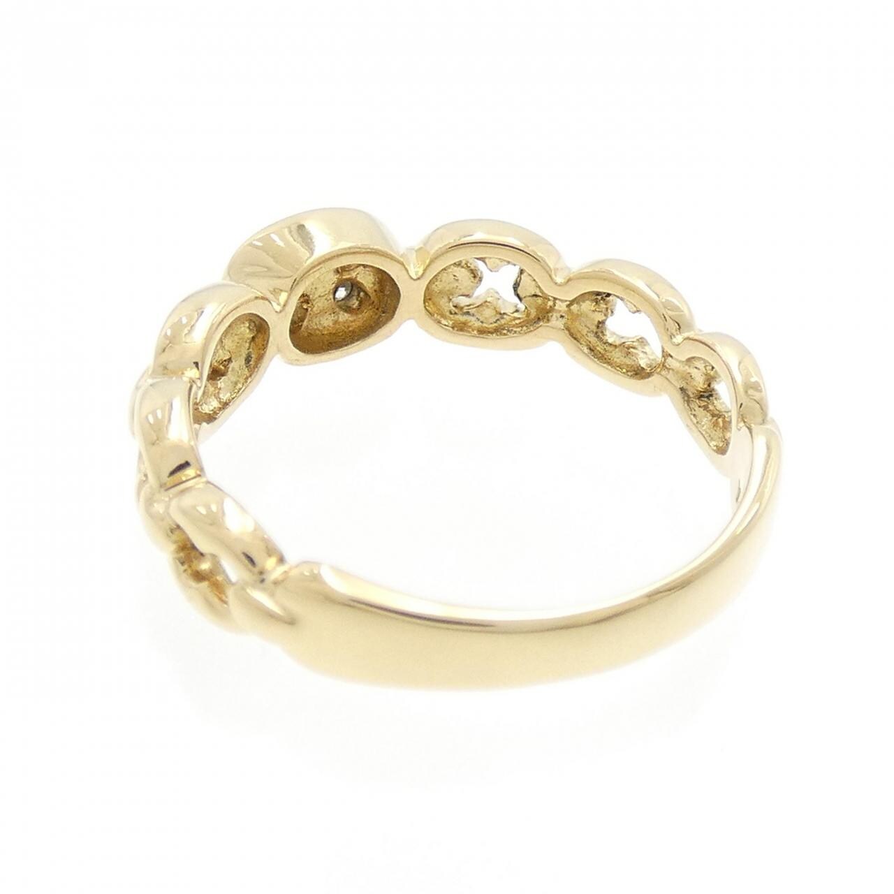 K18YG ダイヤモンド リング 0.05CT