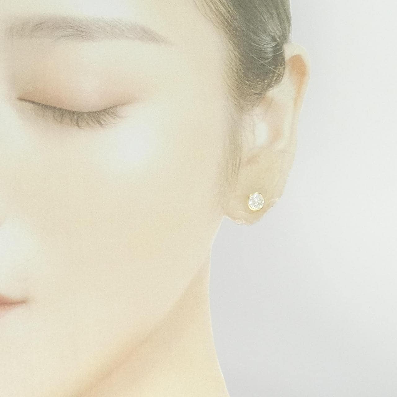【リメイク】K18YG/ST ダイヤモンド ピアス 0.663CT 0.715CT I I1 VG-GOOD
