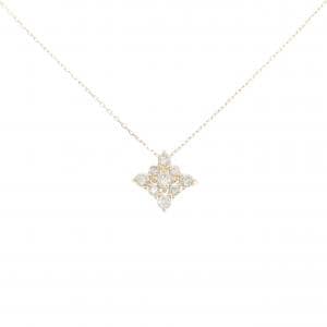 【新品】K10YG ダイヤモンド ネックレス 0.20CT