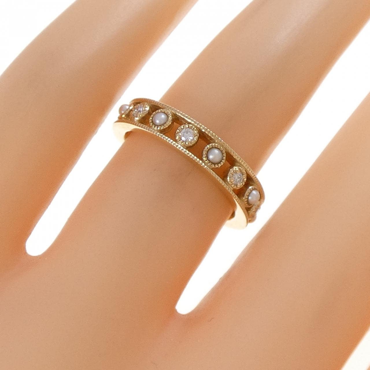 4゜C 淡水パール リング