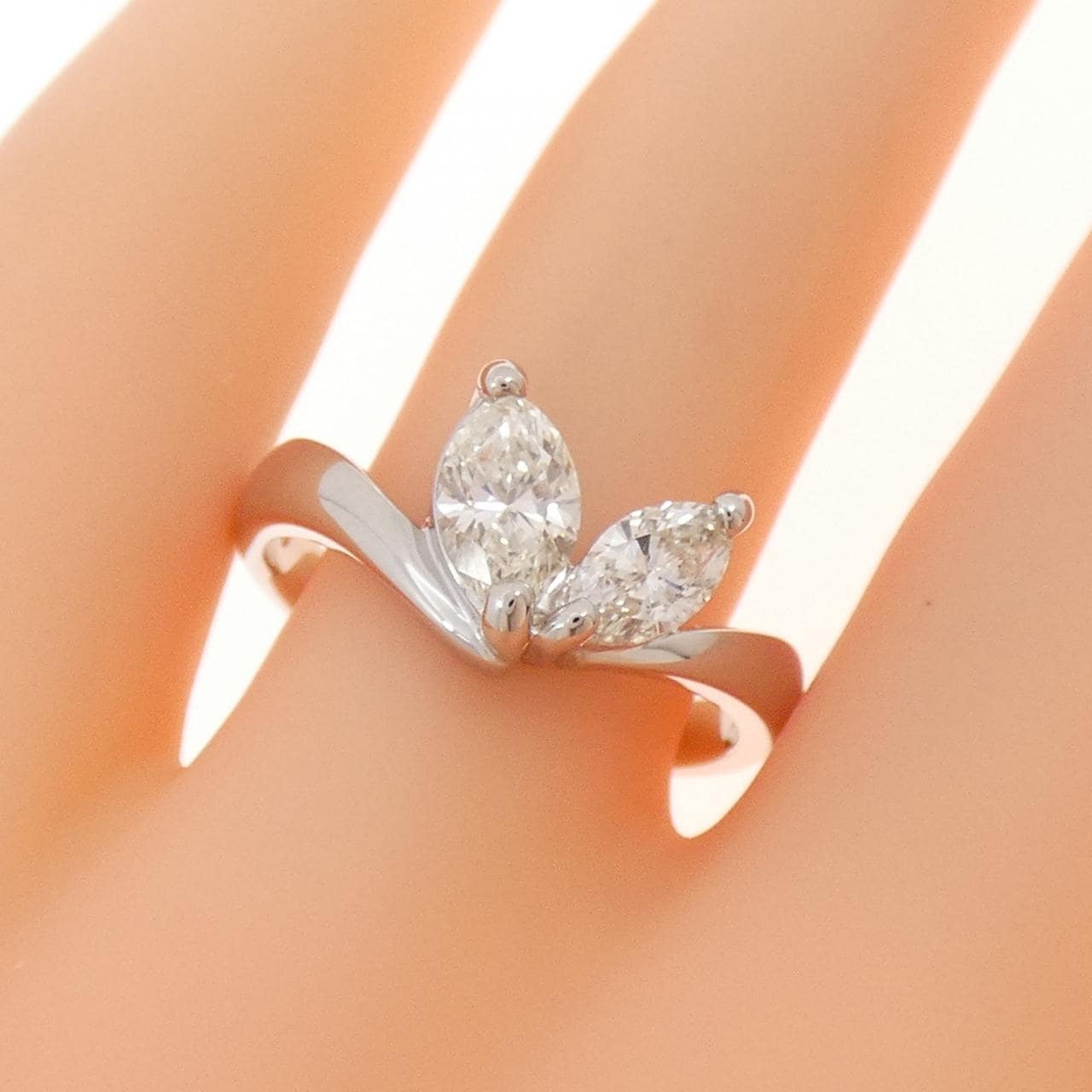 PT900 ダイヤモンド リング 0.91CT