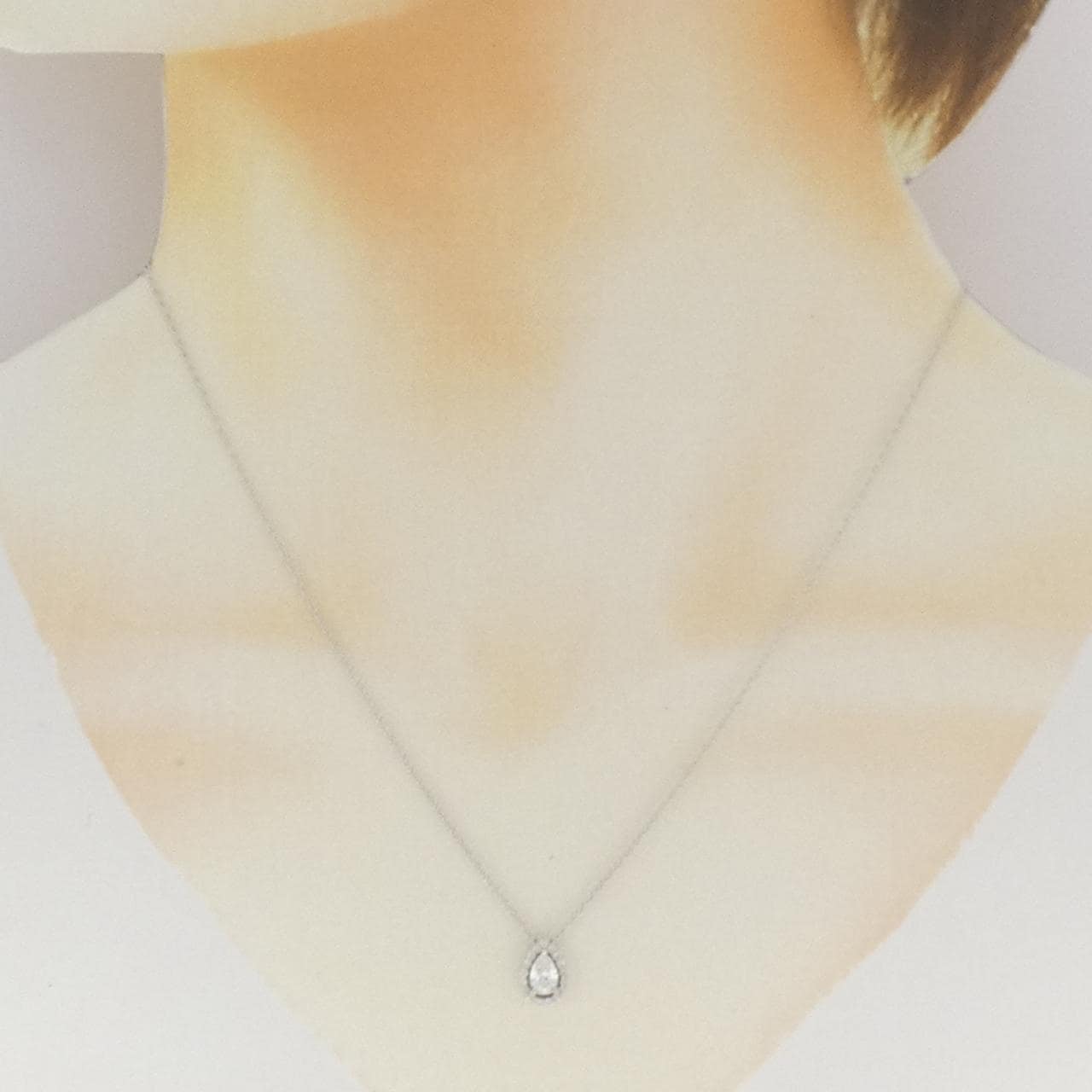PT900/PT850 ダイヤモンド ネックレス 0.305CT