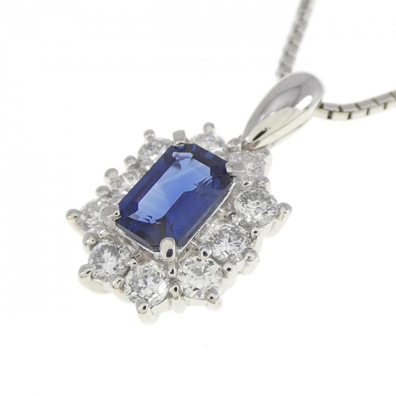 PT Sapphire Necklace 0.69CT