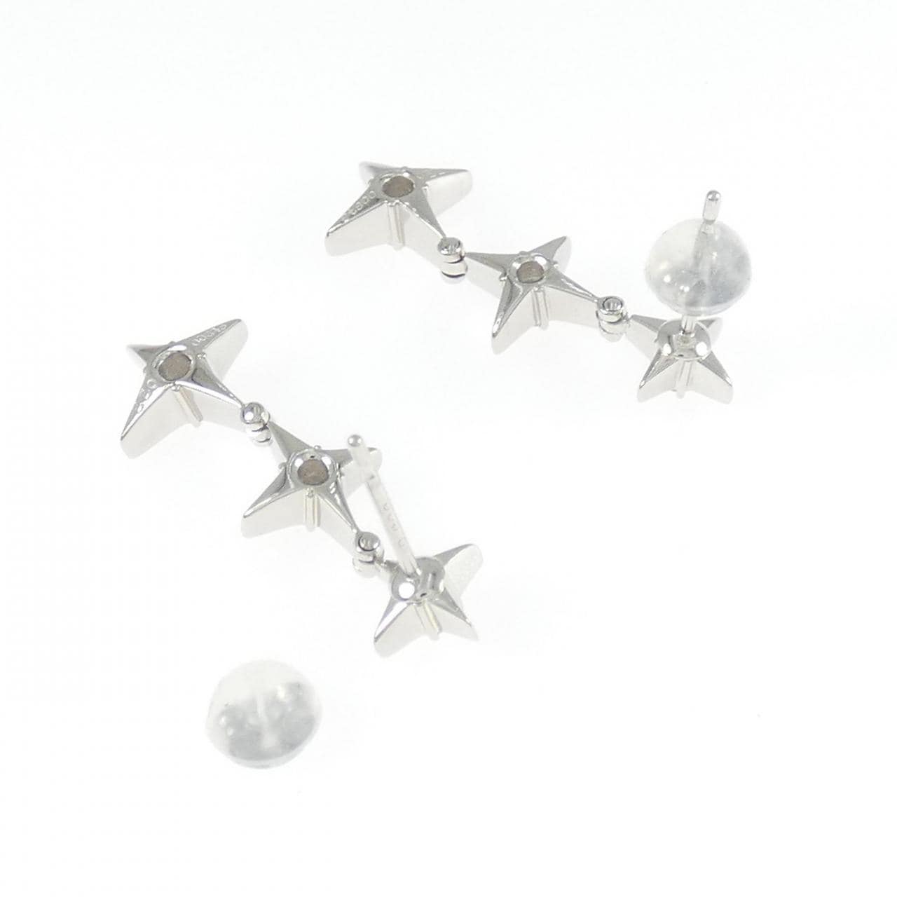 PT900 ダイヤモンド ピアス 0.44CT