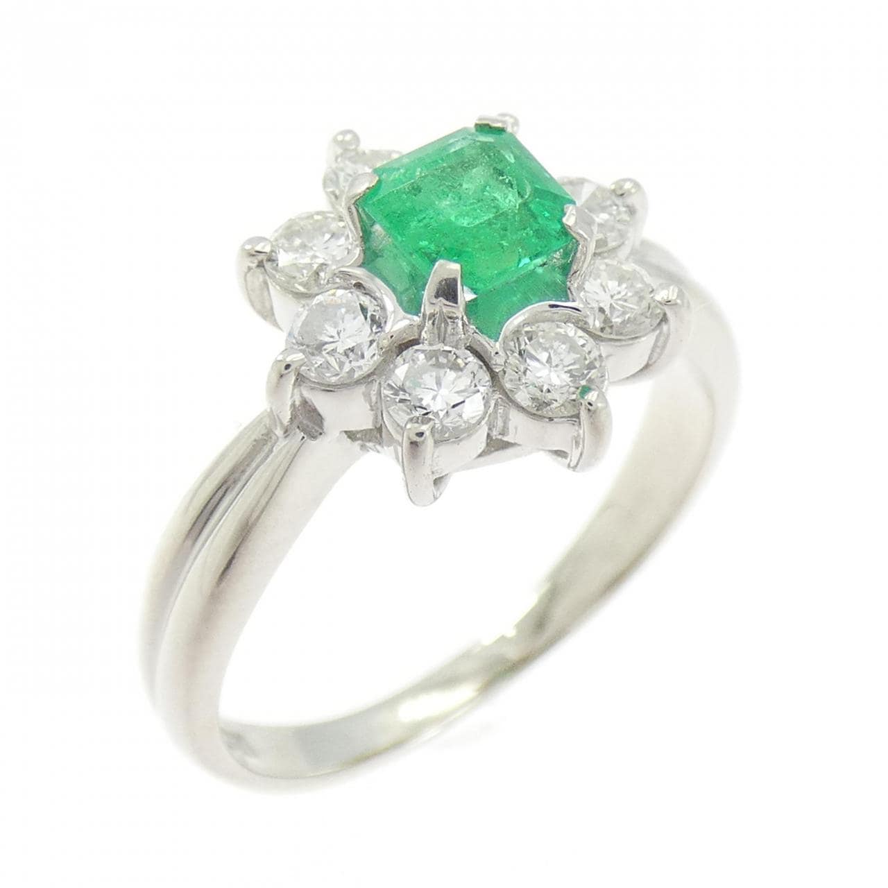 PT900 エメラルド リング 0.32CT