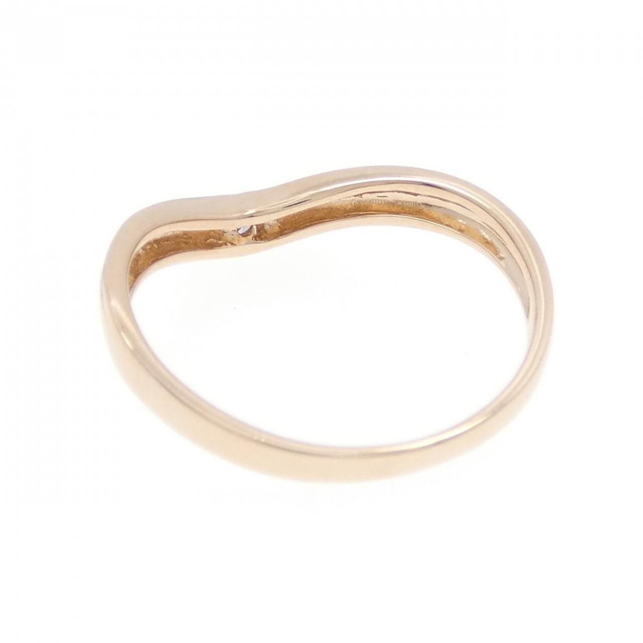K18PG ダイヤモンド リング 0.03CT