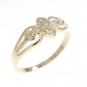 K18YG ダイヤモンド リング 0.08CT