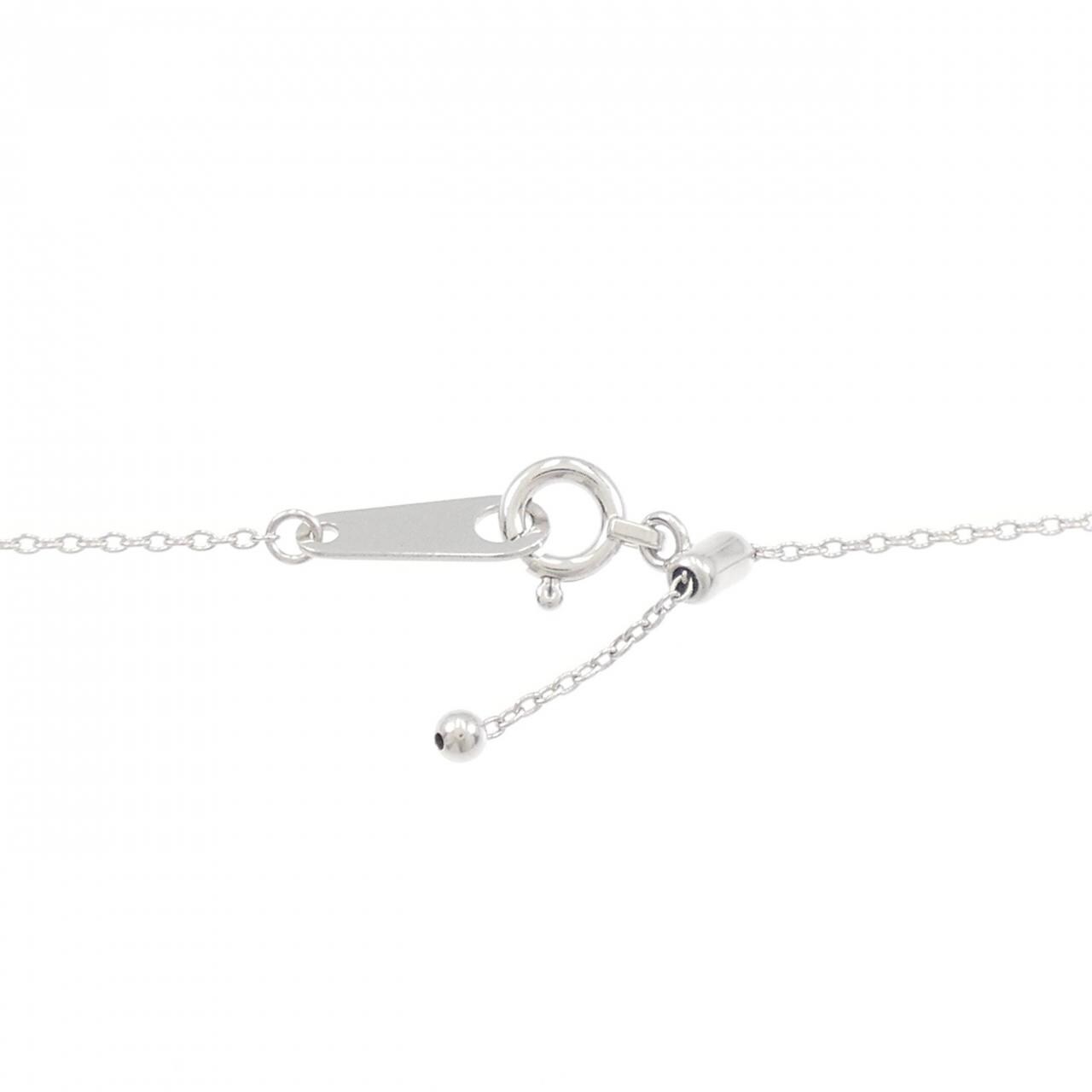 K18WG ダイヤモンド ネックレス 0.20CT