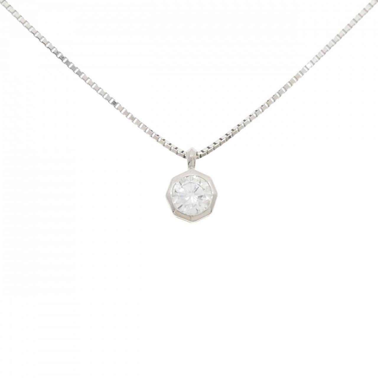 PT900/PT850 ソリティア ダイヤモンド ネックレス 0.627CT