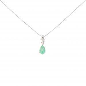 ジーエスティービー エメラルド ネックレス 0.40CT