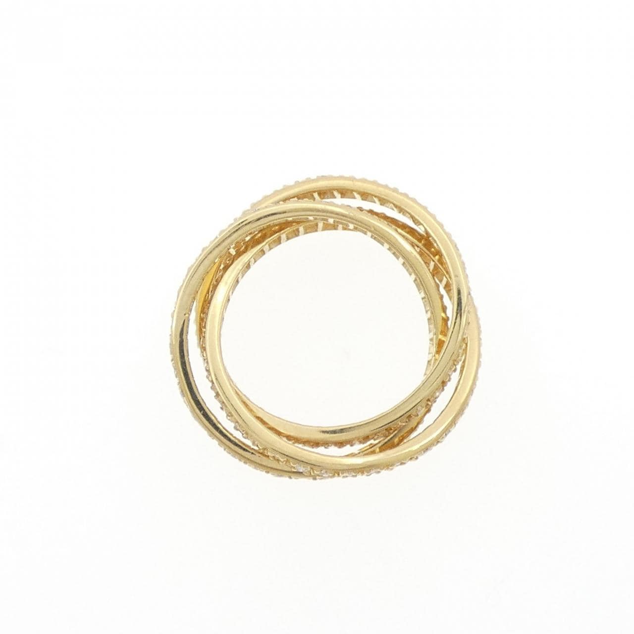 K18YG ダイヤモンド リング 1.30CT