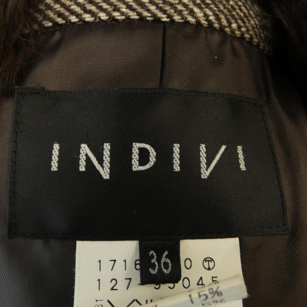 インディヴィ INDIVI コート