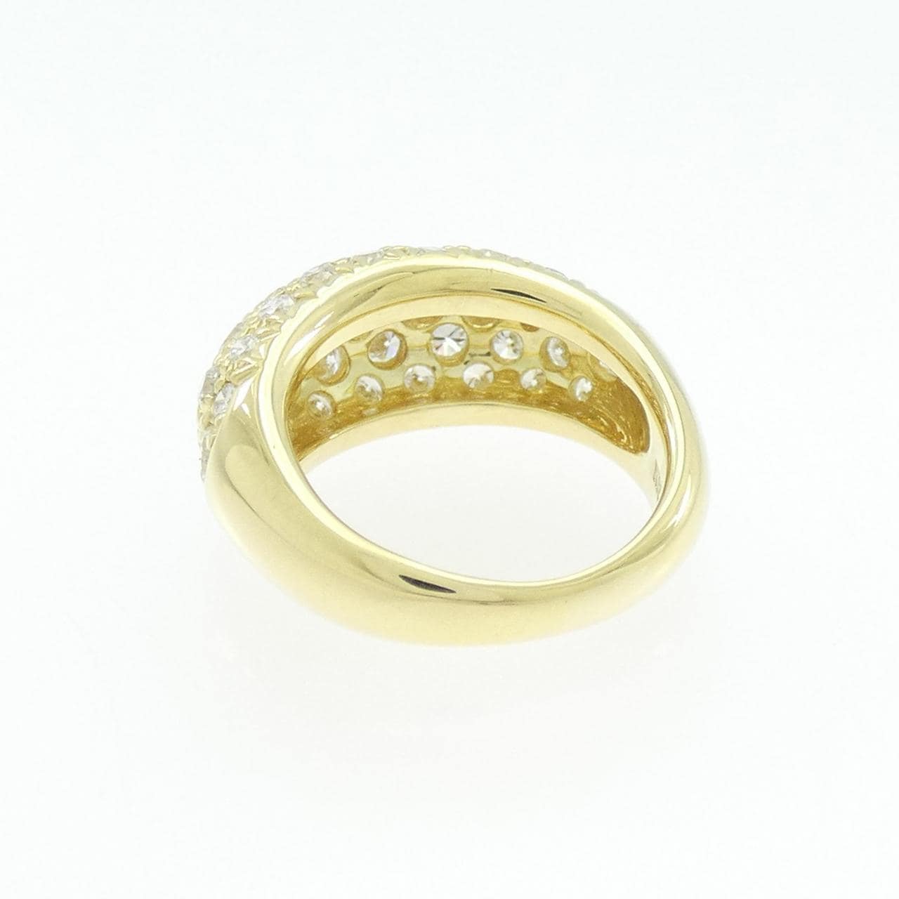 K18YG ダイヤモンド ピンキーリング 1.15CT