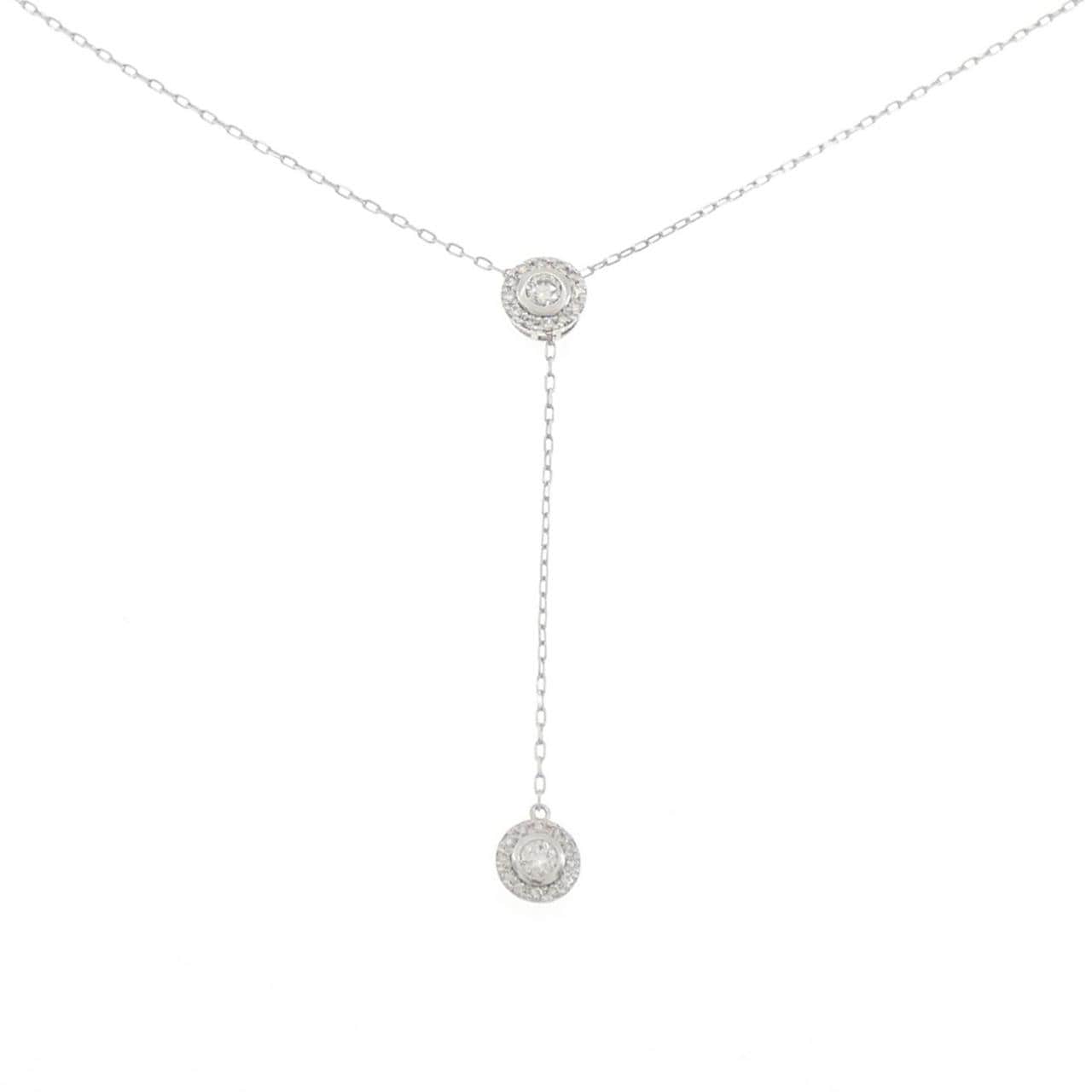 PT900/PT850 ダイヤモンド ネックレス 0.21CT