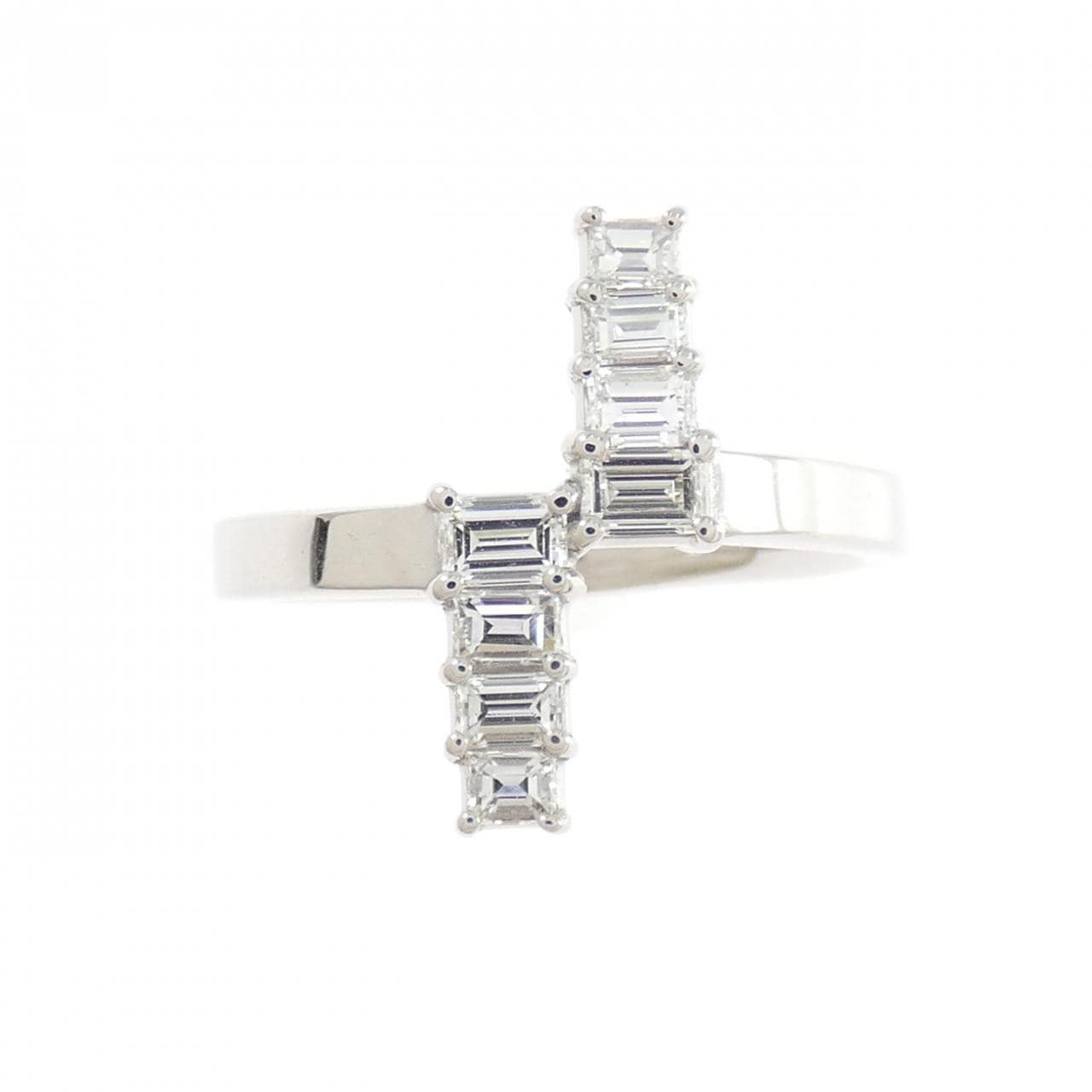 K18WG ダイヤモンド リング 0.53CT