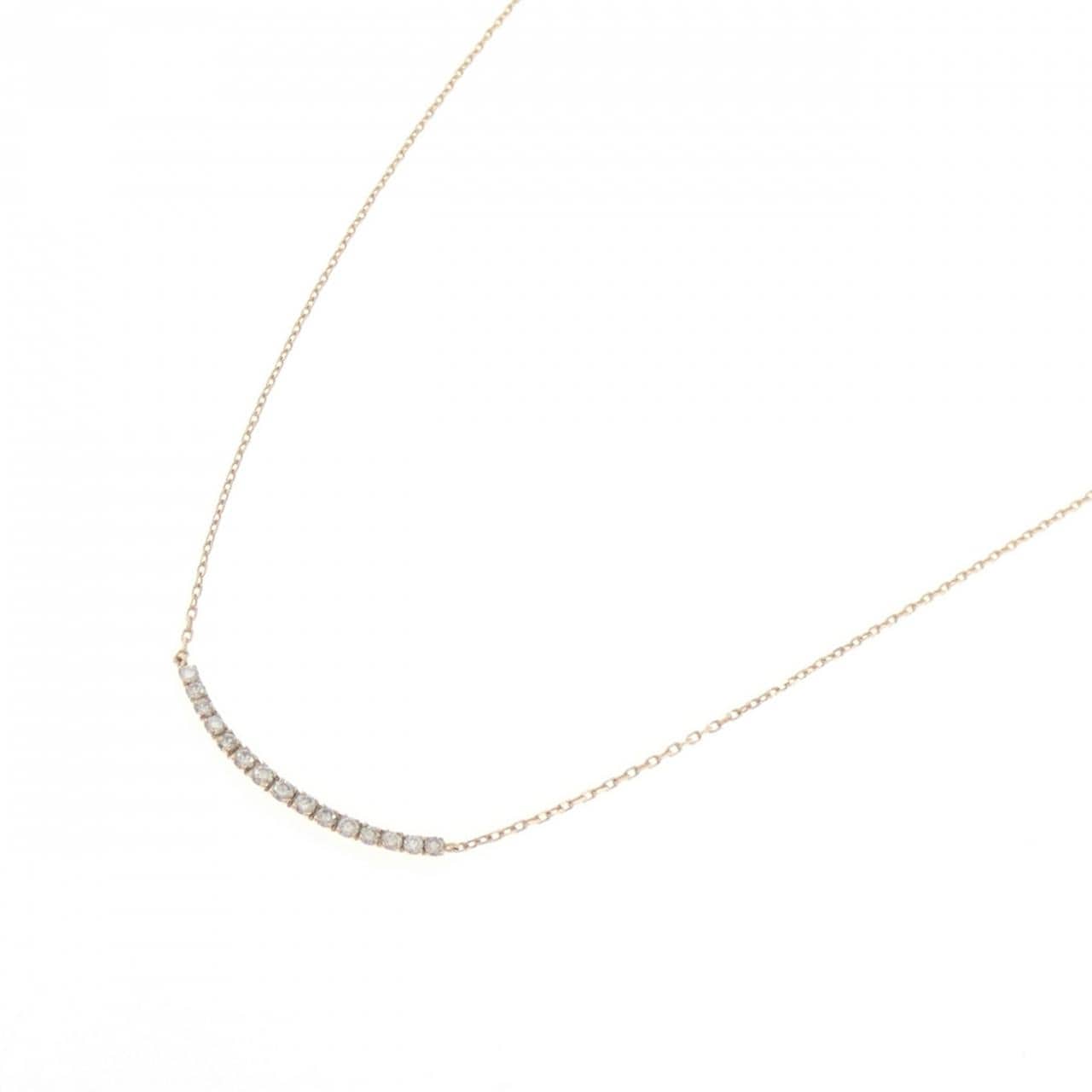 K18YG ダイヤモンド ネックレス 0.20CT