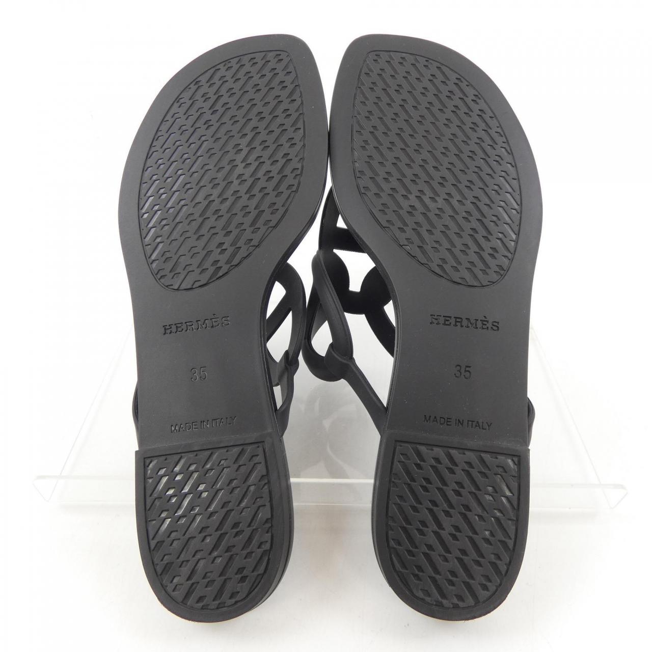 エルメス HERMES エジェリ EGERIE シェーヌダンクル 221001Z サンダル