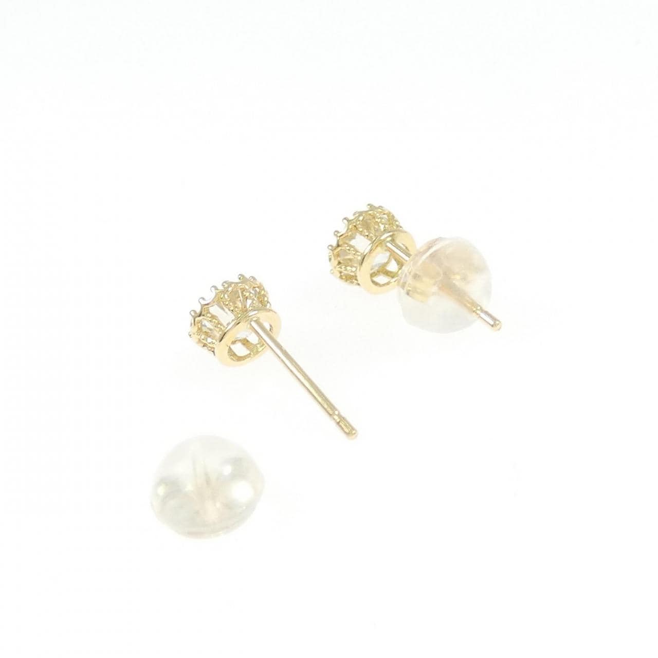 K18YG キュービック ピアス