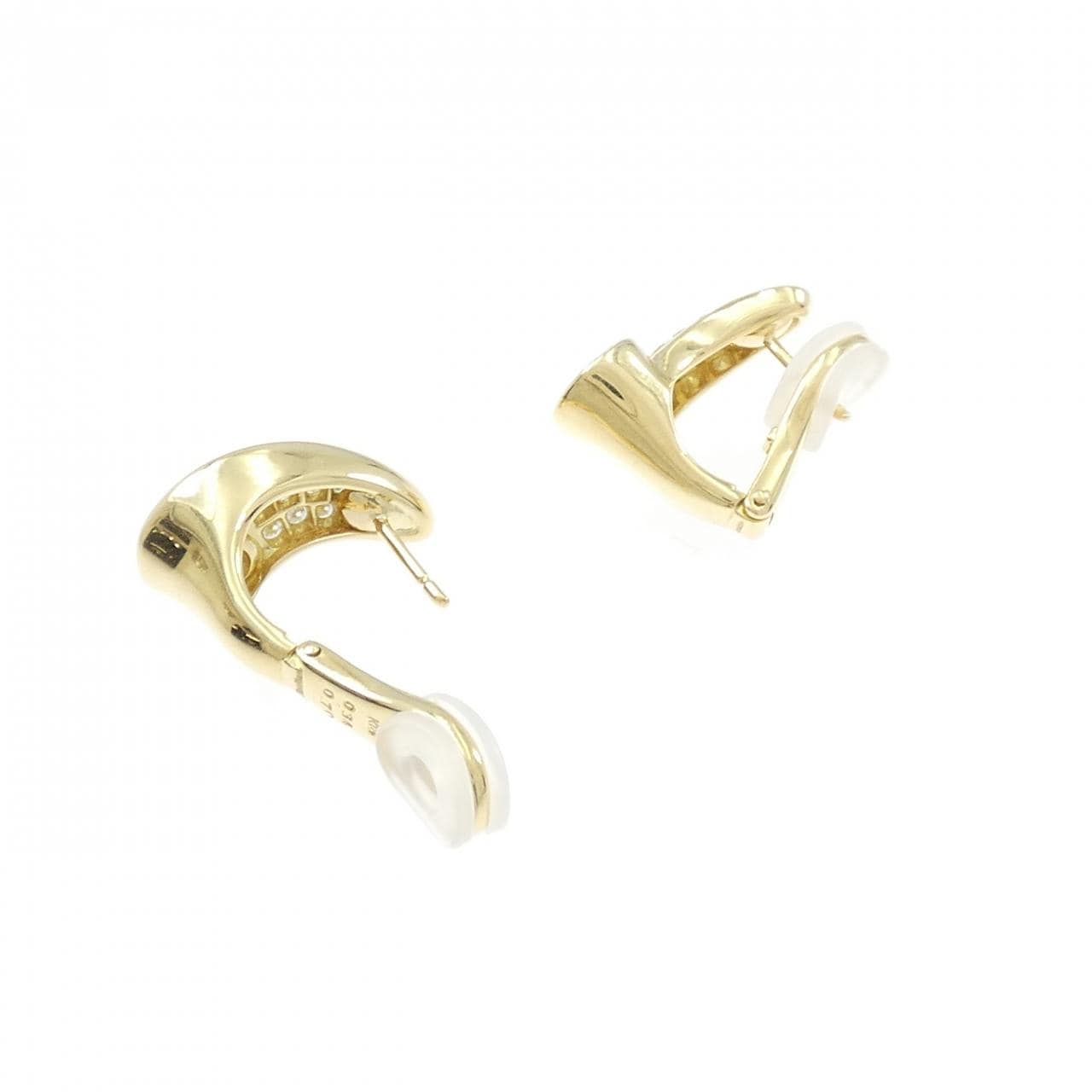 K18YG ダイヤモンド ピアス 0.34CT