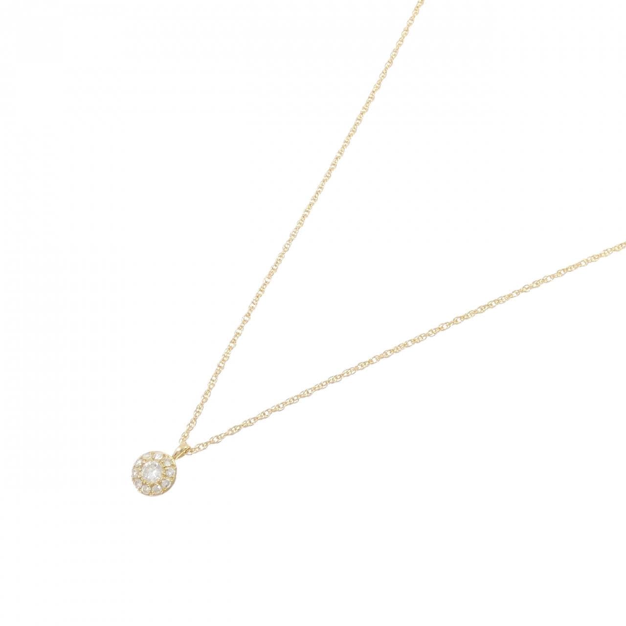 K18YG ダイヤモンド ネックレス 0.52CT
