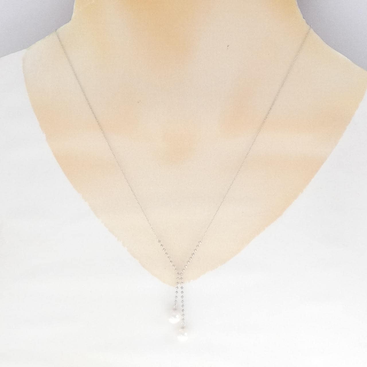 K18WG アコヤパール ネックレス 7.0mm