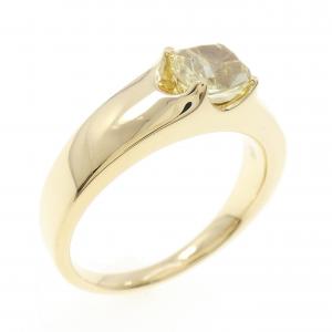 K18YG ダイヤモンド リング 1.00CT FIY SI1 ファンシーカット