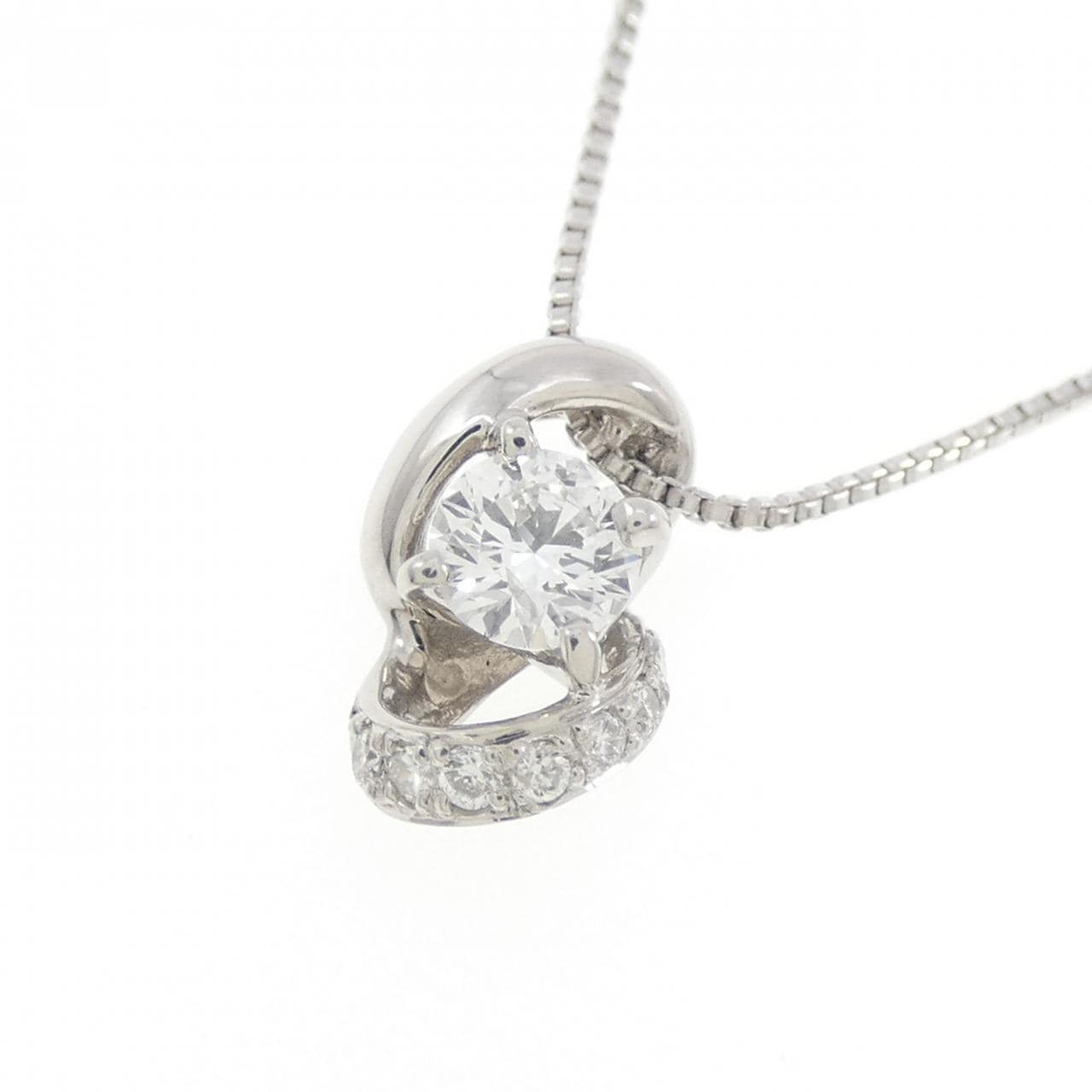 PT950/PT850 ダイヤモンド ネックレス 0.205CT