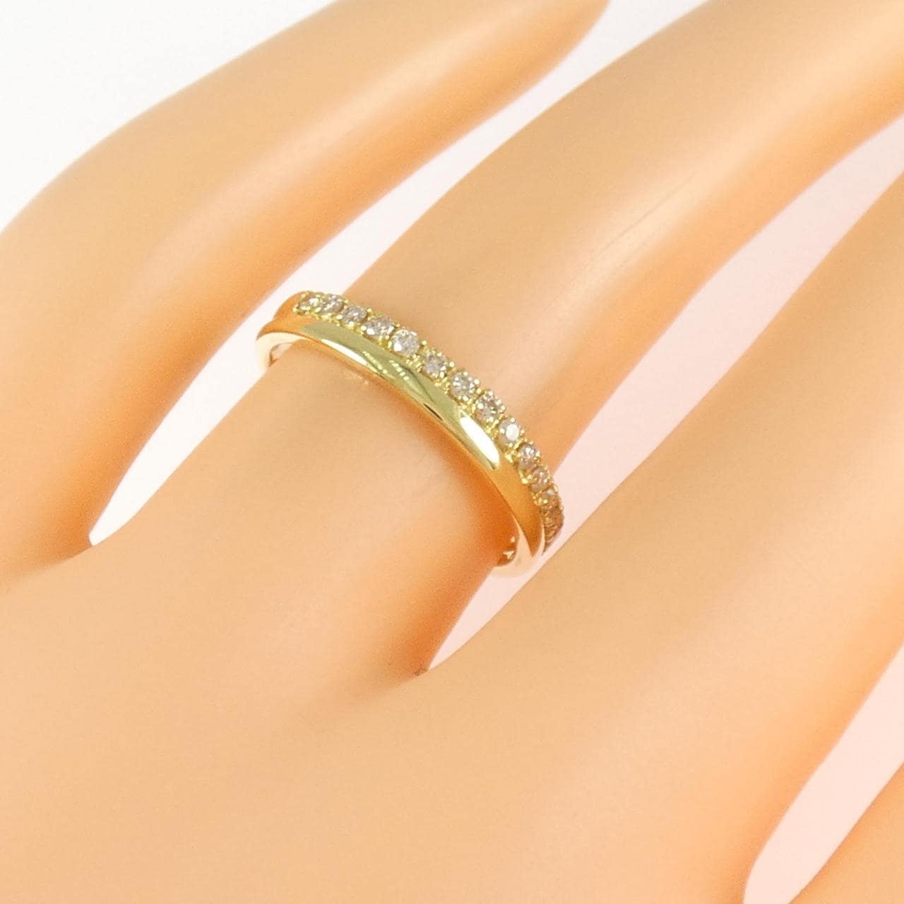 K18YG ダイヤモンド リング 0.15CT