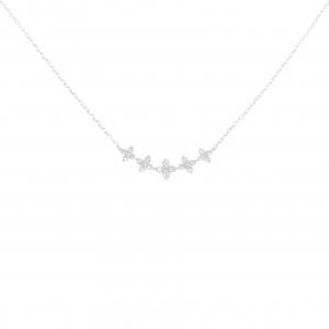 K18WG ダイヤモンド ネックレス 0.31CT
