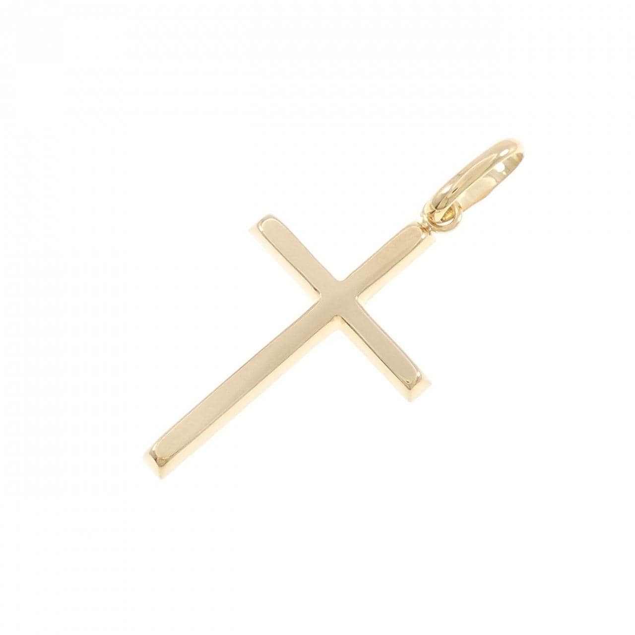 【新品】K18YG クロス ペンダント