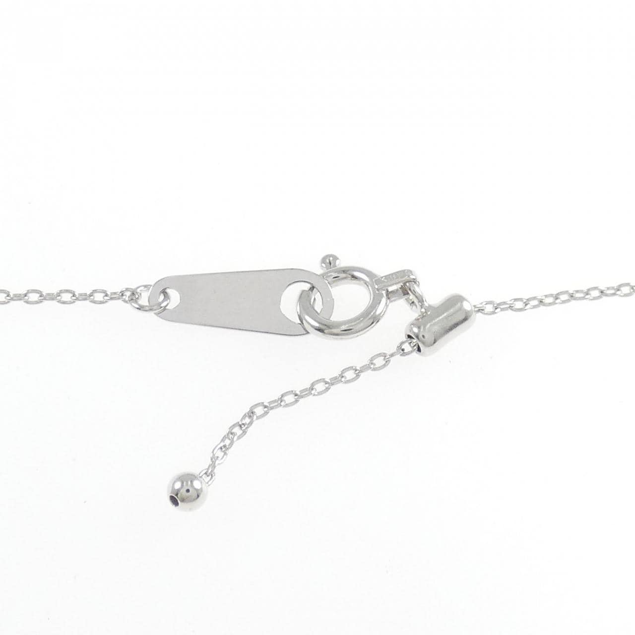 K18WG クロス サファイヤ ネックレス 0.32CT