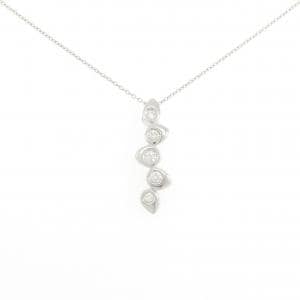 K18WG ダイヤモンド ネックレス 0.20CT
